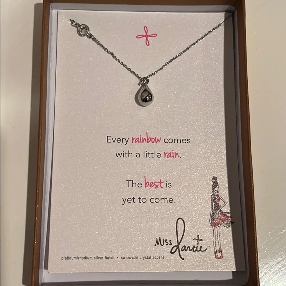 New, Miss Darcie Raindrop Necklace - Picture 2 of 2